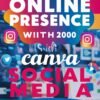 2000 Canva Social Media Templates product gallery