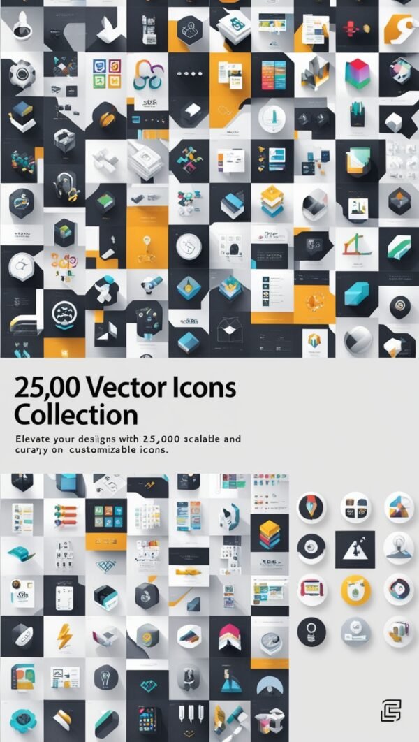 25,000 Vector Icons product