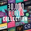 30,000 Fonts Collection product gallery