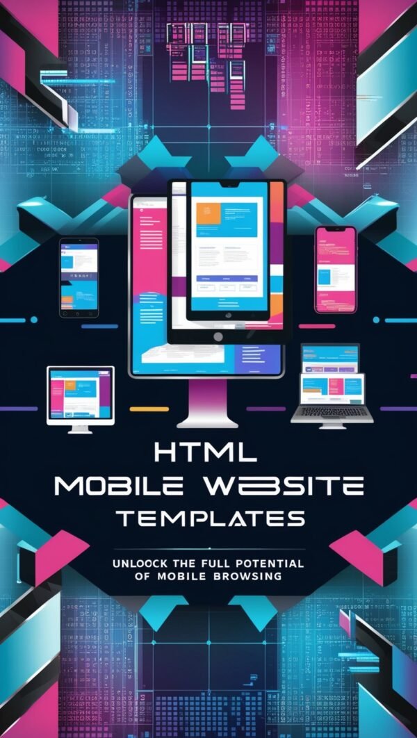 HTML Mobile Website Templates product gallery