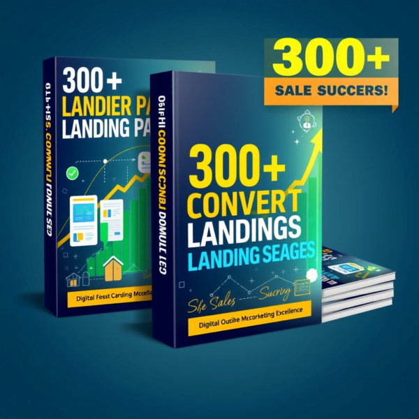 300+ High-Converting Landing Pages Bundle product glary