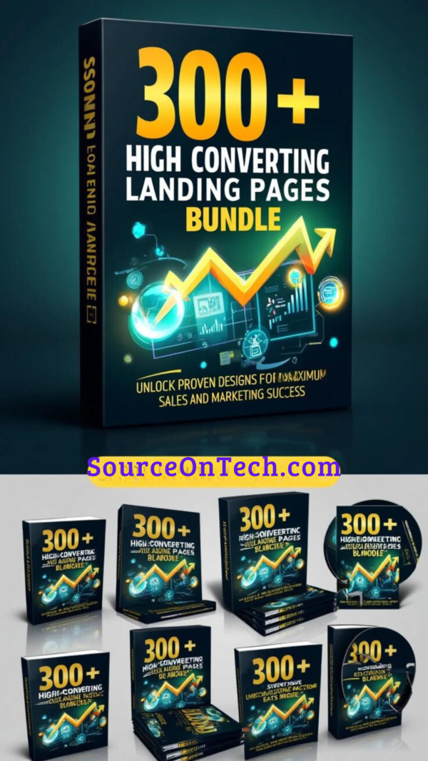 300+ High-Converting Landing Pages Bundle product