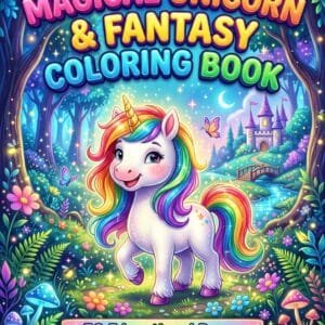 unicorn coloring book,