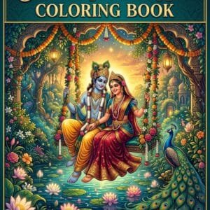 Divine Indian Art Coloring Book_cover1