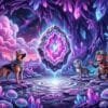 The Crystal Caves of Nebula-9