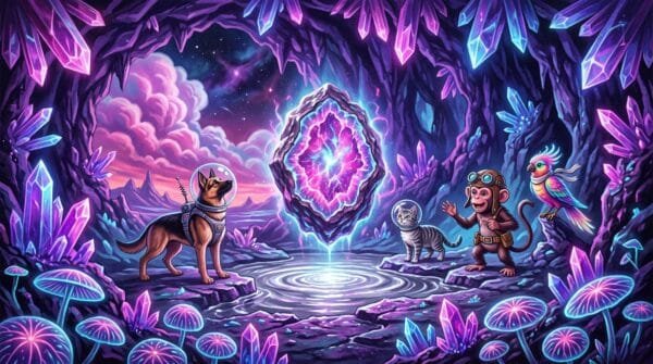 The Crystal Caves of Nebula-9