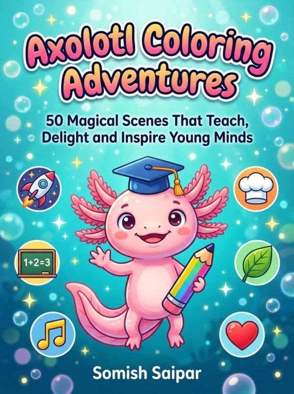 kids coloring book with facts