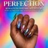 multicolored nail art designs book
