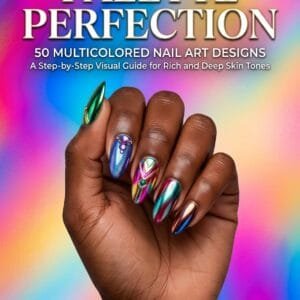 multicolored nail art designs book