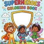 superhero coloring book for kids ages 5-9